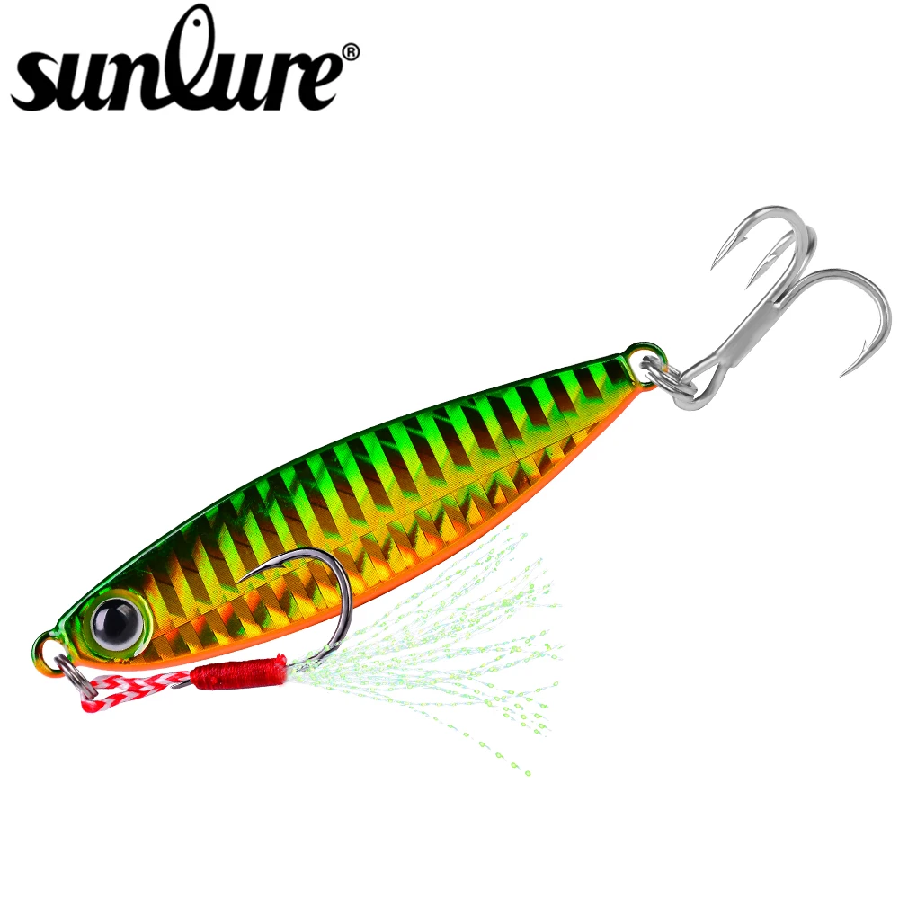 Sunlure 1 шт. рыбы джиг приманка для рыбалки 7G 10G 15G 20G 30G металла доставки прикорма и