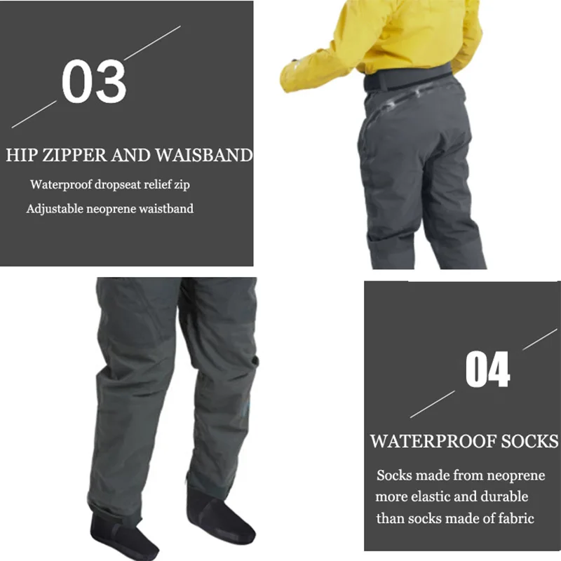 Женский костюм для каякинга дайвинга походов молния сзади водонепроницаемый