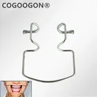 Ретрактор для полости рта, стоматологический Ретрактор, кляп для ухода за полостью рта, нержавеющая сталь, стоматологический инструмент для отбеливания зубов среднего размера