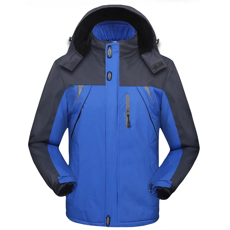 

Men Outdoor Windproof Thick Jackets with Velvet 2020 Winter Fishing/Mountaineering/Cycling Coat Waterproof Jacket
