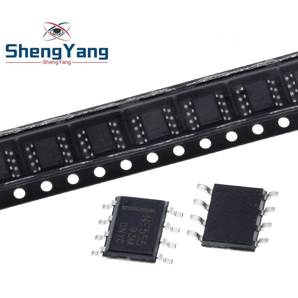 10 шт./лот NE555 NE555N 555 NE555DR NE555DT SMD чип SOP-8 новый оригинальный sop8