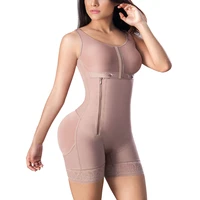 fajas colombiana mujer women bodysuit slimming sudation body shaper double compression garment abdominal reinforcement shapewear