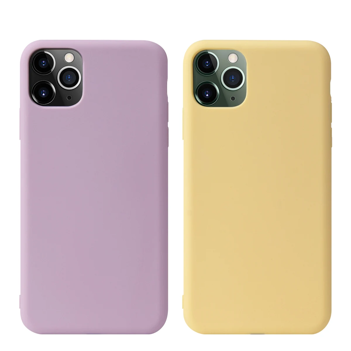Для IPhone 11 Pro Max чехол, силиконовый,, карамельный цвет, тонкий, мягкий, TPU, задняя крышка для Apple IPhone X XS Max XR 7 8 6S Plus