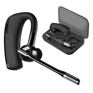 2022 newest bluetooth headset k6 wireless earphones earbuds stereo handsfree business headsets with hd mic for all smart phone free global shipping