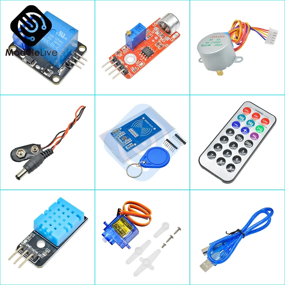 Набор для творчества DHT11 UNO R3 стартовый набор Arduino Модернизированная версия