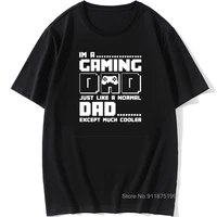 men fathers day gift im a gamer dad advanced warfare console gaming t shirt funny birthday present for dad cotton joke t shirt