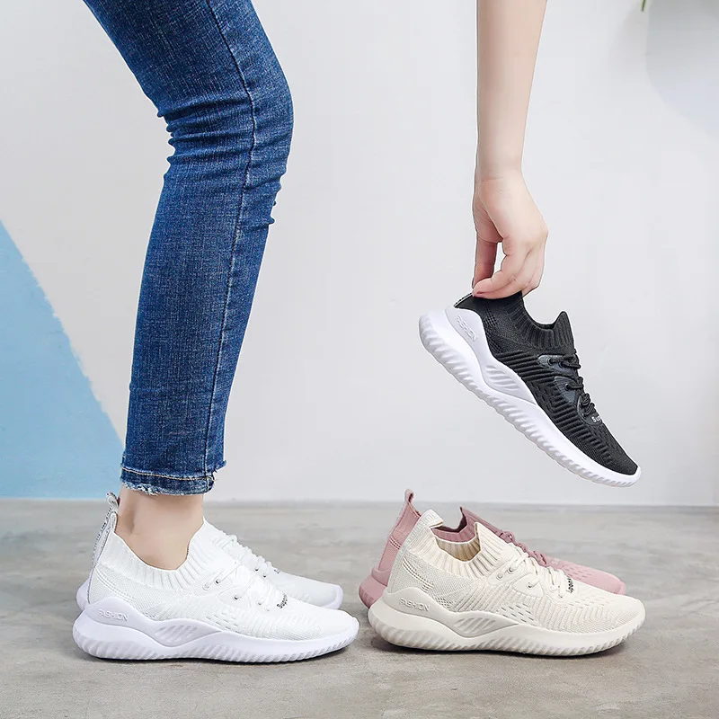 

2021 new sneakers female ins breathe freely fly vega han edition student leisure shoes running sneakers X5 fly weave