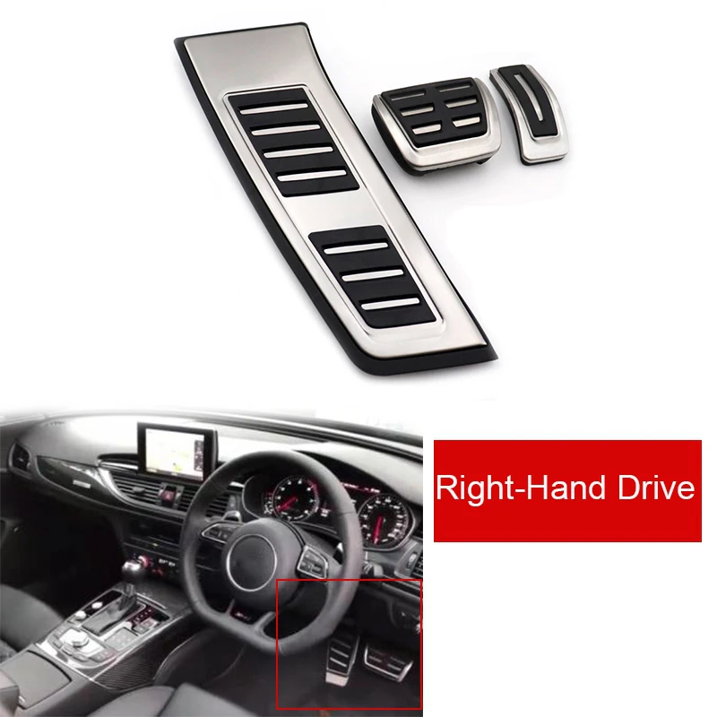 

Автомобильный топливный тормоз, подставка для педали, педаль акселератора, тормозные колодки для правого руля A6 C8 2019 2020