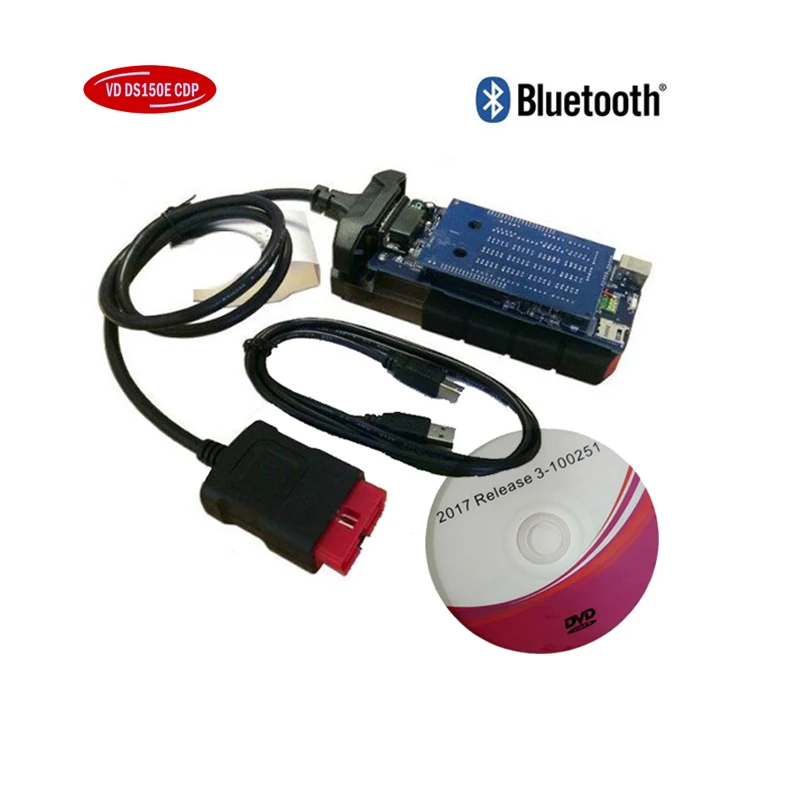 2021 новый Vci Obd Obd2 сканер для delicht VD Ds150e CDP USB Bluetooth 2018.R0/2017 r3 генератор ключей