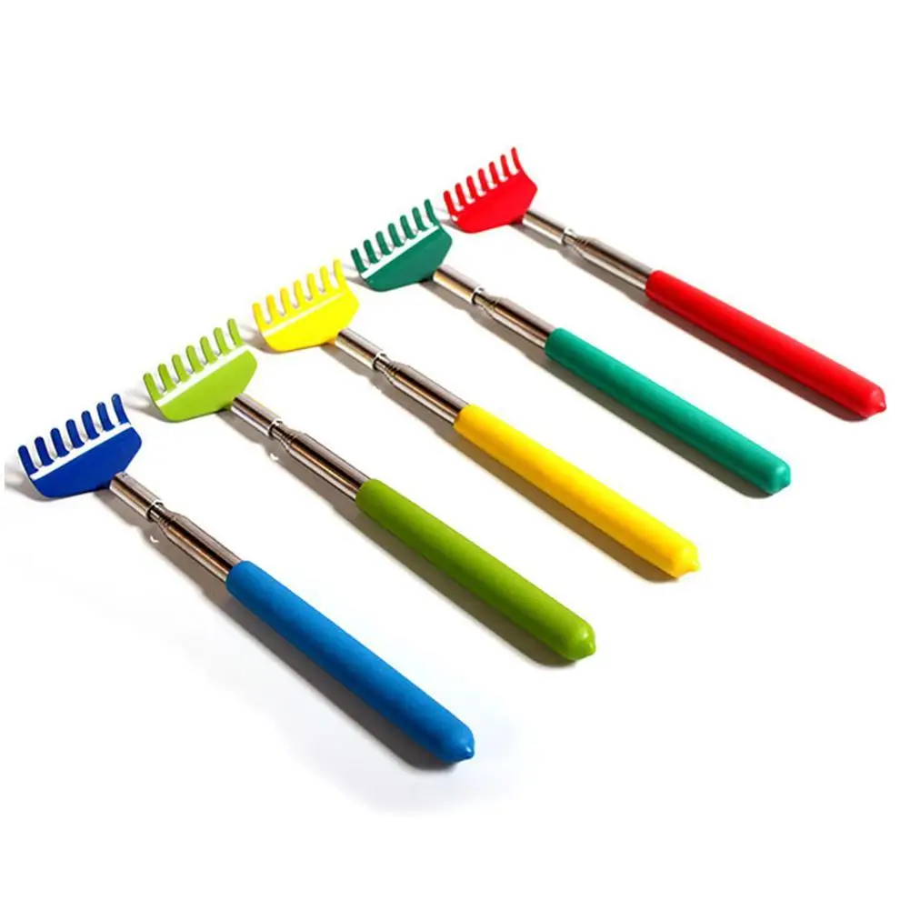

Steel Telescopic Scratcher Tickle Itch Scratcher Back Massage Relaxation Anti-itch For Head Waist Legs Back Tickle