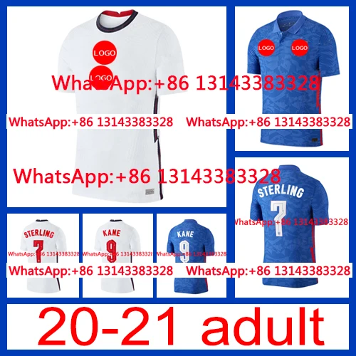 

20-21 England custom shirt adult 2021 Free shipping 2020 Best quality Top Best