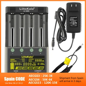 liitokala lii pd4 lii 500 lii 500s lii s6 18650 charger for 18350 26650 10440 14500 16340 nimh battery smart charger free global shipping