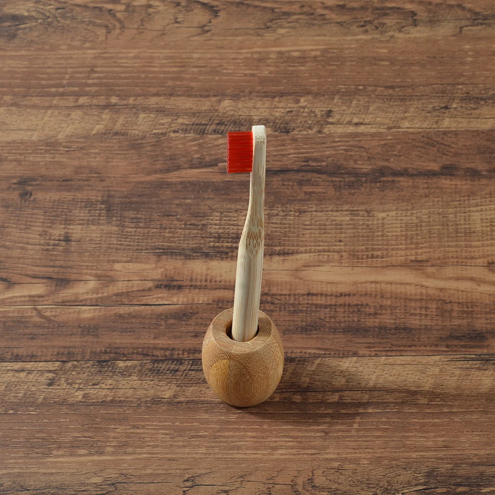Детская зубная щетка с держателем экологичный бамбуковый держатель для зубной