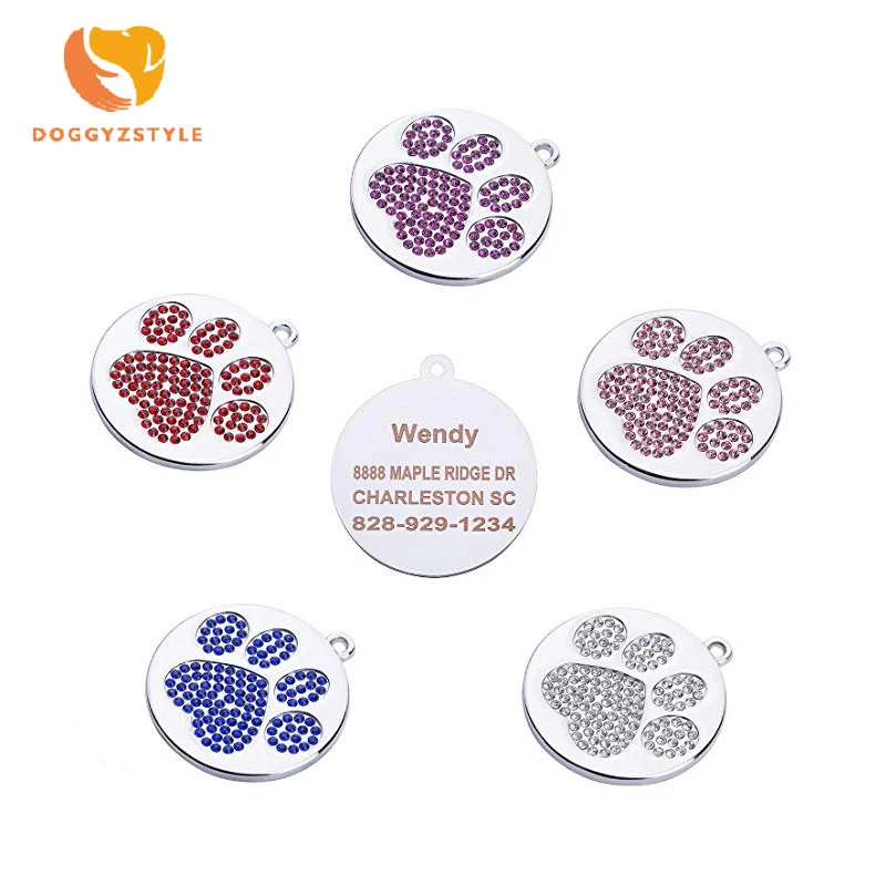 Персонализированные собаки ID тег аксессуары для домашних животных собак