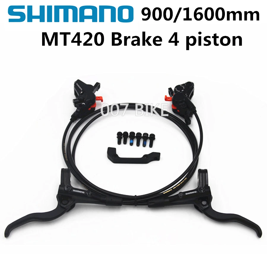 SHIMANO MT420 M6120 4 поршневые тормозные горный велосипед гидравлическая дисковый
