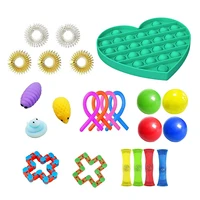23pcs simple dimple toys desktop educational toy mathematical decompression toy autism anxiety relief stress bubble