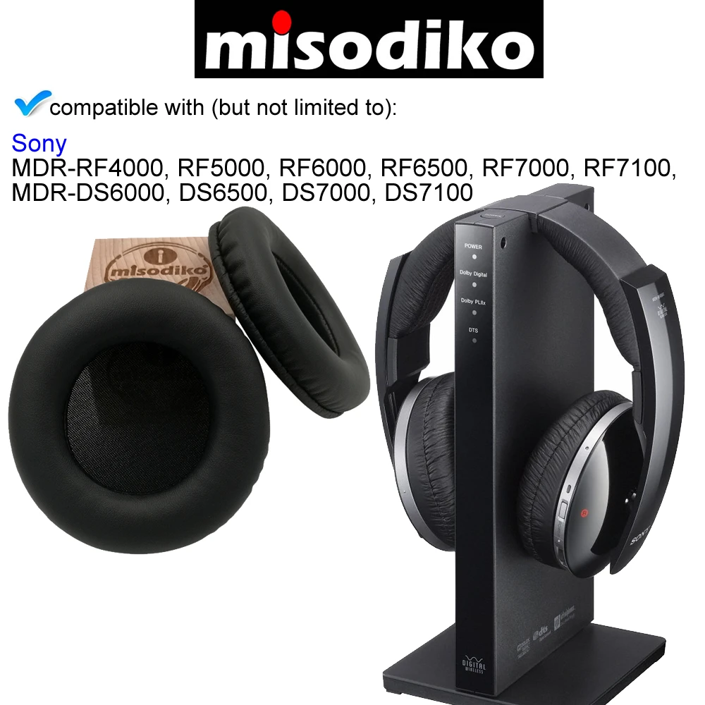 Misodiko сменные амбушюры Комплект подушек-для sony MDR-DS6500 DS6000 DS7000 DS7100 RF6000, наушники Ремонт частей амбушюры