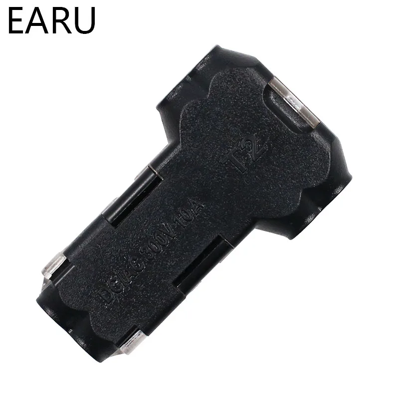 5 шт./лот 2 Pin 2 Way 300 В 10a Универсальный компактный провод проводка разъем T Форма проводник клеммный блок с рычагом AWG 18-24