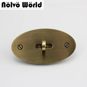 1 комплект 73*40 мм, стандартные сумки для ремонта с поворотным замком, Антикварные Сумки серебристого цвета, закрученные замки на замену