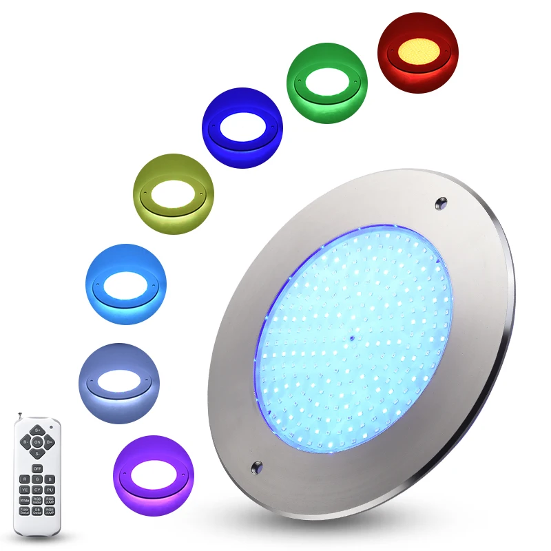 

Ультратонкое Подводное освещение из нержавеющей стали с дистанционным управлением IP68, водонепроницаемое светодиодсветодиодный освещение...