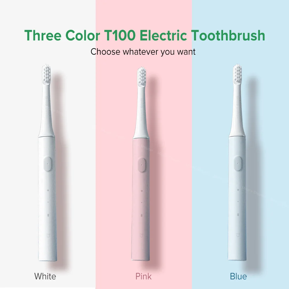 Зубная щетка T100 звуковая электрическая автоматическая Водонепроницаемая зубная