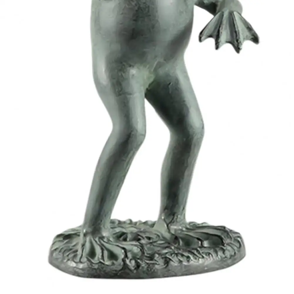 

2021 Statue Model Multi-use Handmade Resin Garden Excellent Workmanship Frog Statue Display for Yard Ornament Craft Home Decor