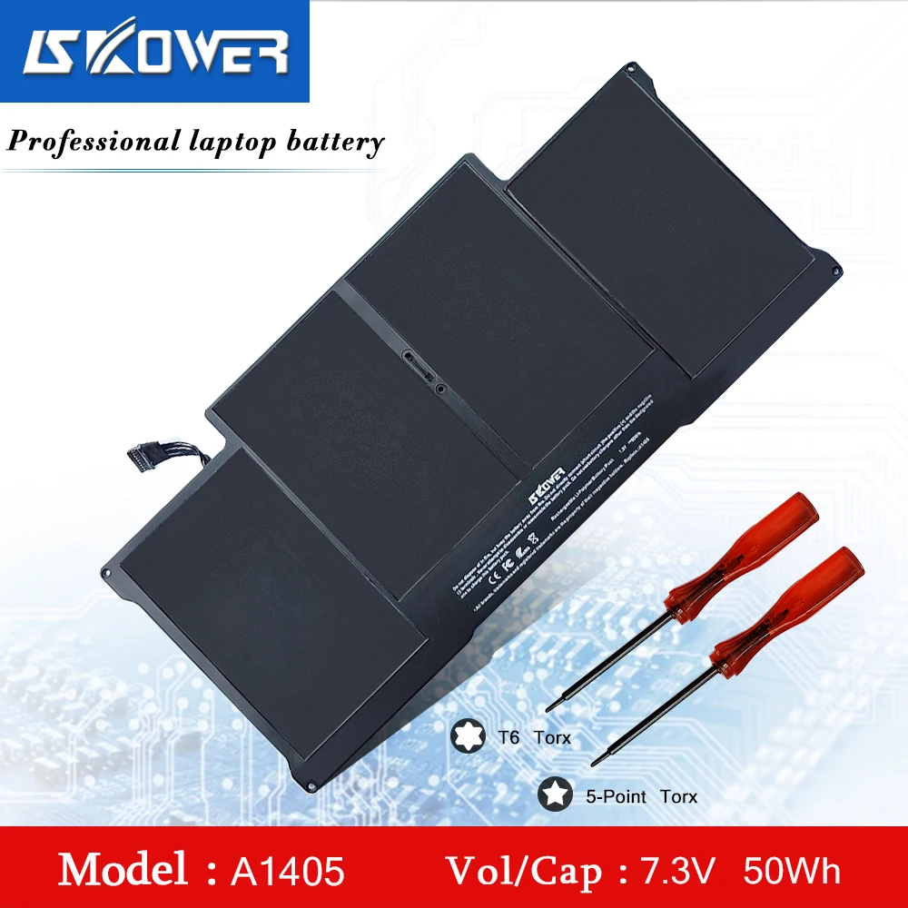 Аккумулятор для ноутбука SKOWER 50WH A1405 A1496 A1377 для Apple Macbook Air 13 дюймов A1369(2010-2011 год) A1466(2012- год) Серия