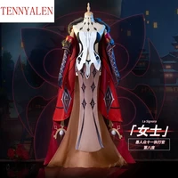 2021 new game genshin impact fools executive officer animation la signora cosply royal sister costume female