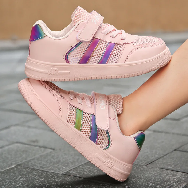 2021 Summer Children's Sports Shoes New Boys Net Shoes Running Shoes Lightweight Girls Sneakers