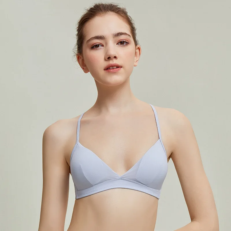 Новинка 2020 нижнее белье женский бюстгальтер без косточек ультратонкий