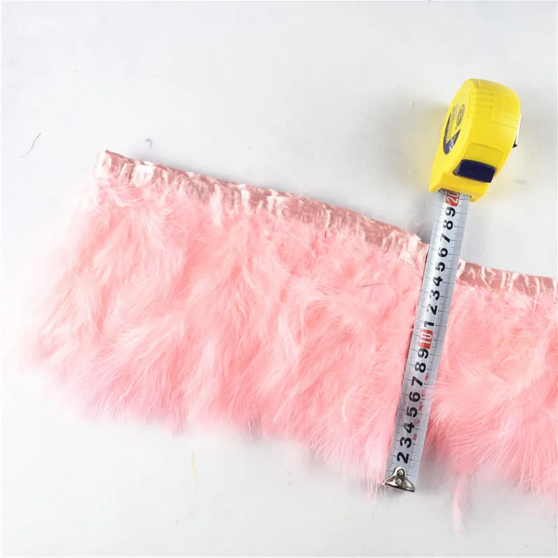 2 ярда/партия натуральные пушистые перья с бахромой|Перо| |