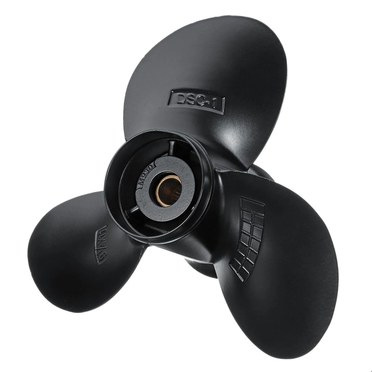 

58100-93743-019 Aluminum Boat Outboard Propeller for Suzuki 9.9-15Hp 9 1/4 X 11 Aluminium Alloy Black 3 Blades 10 Spline Tooth