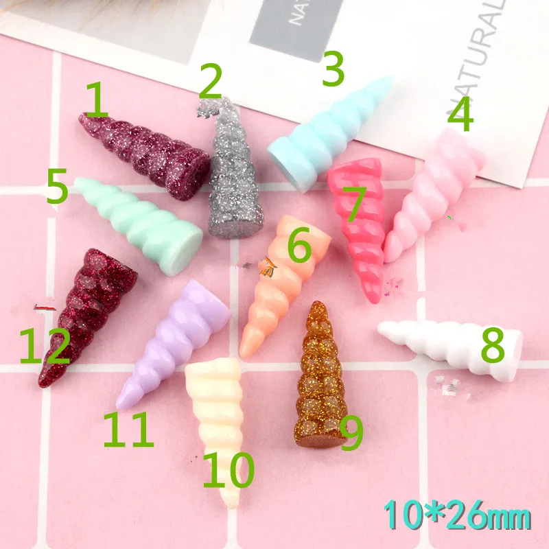 Кавайный Кабошон из смолы Рог единорога мороженое сделай сам кремовый чехол для