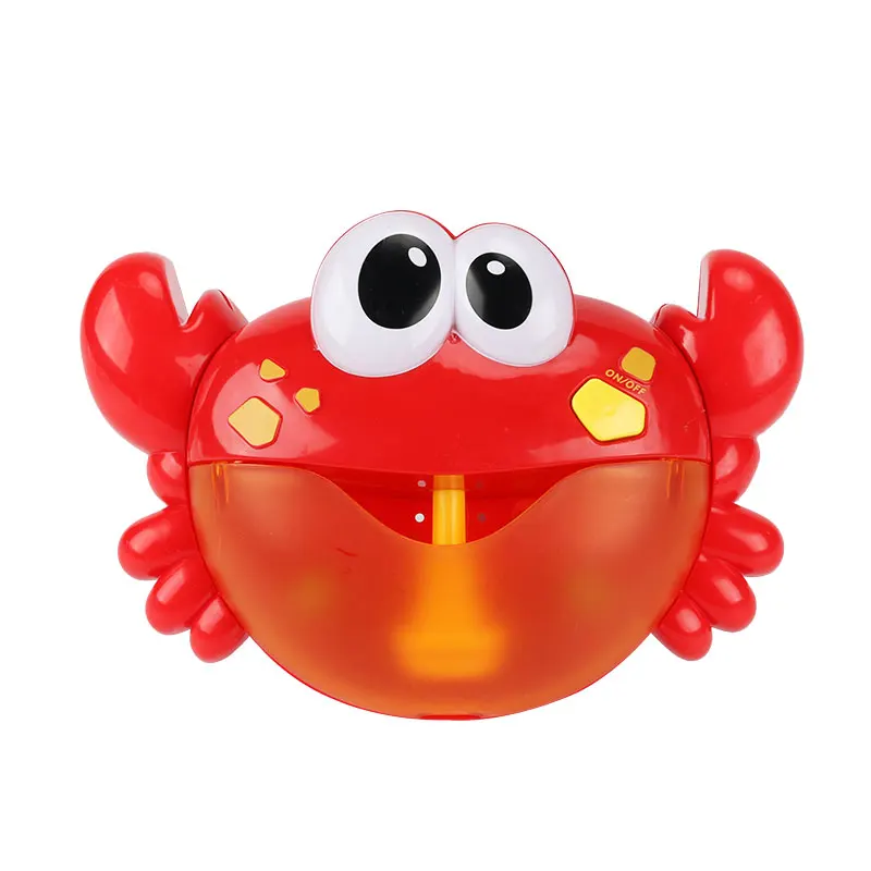 crab no box Детская игрушка для ванны пузырчатая лягушка и краб пузырьки мыло для детей пузырьковая игрушка машина для ванны забавные Пузырьковые жидкие Игрушки для ванны для детей - Цвет: crab no box