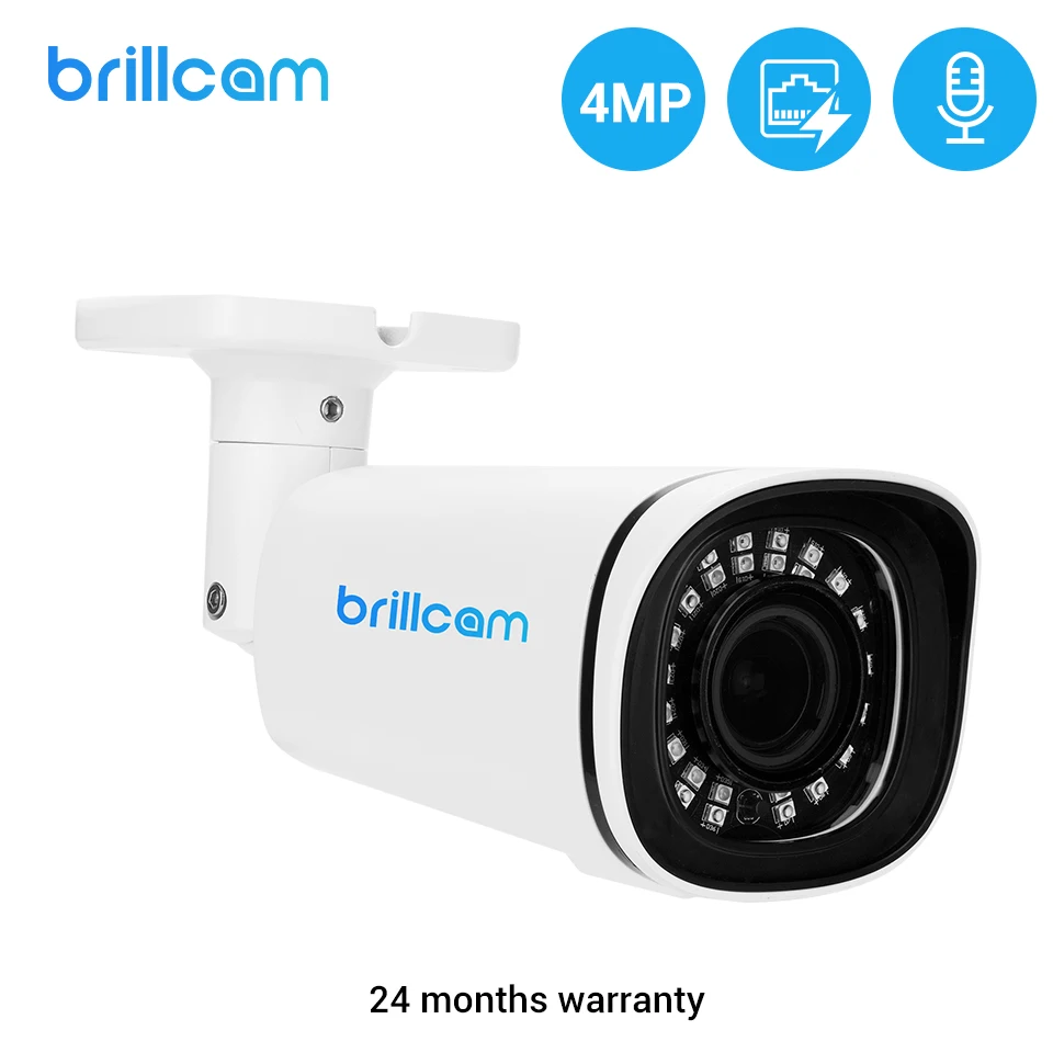 IP камера Brillcam с 5 кратным увеличением 4 МП 2 7 13 мм IP67|Камеры видеонаблюдения| |