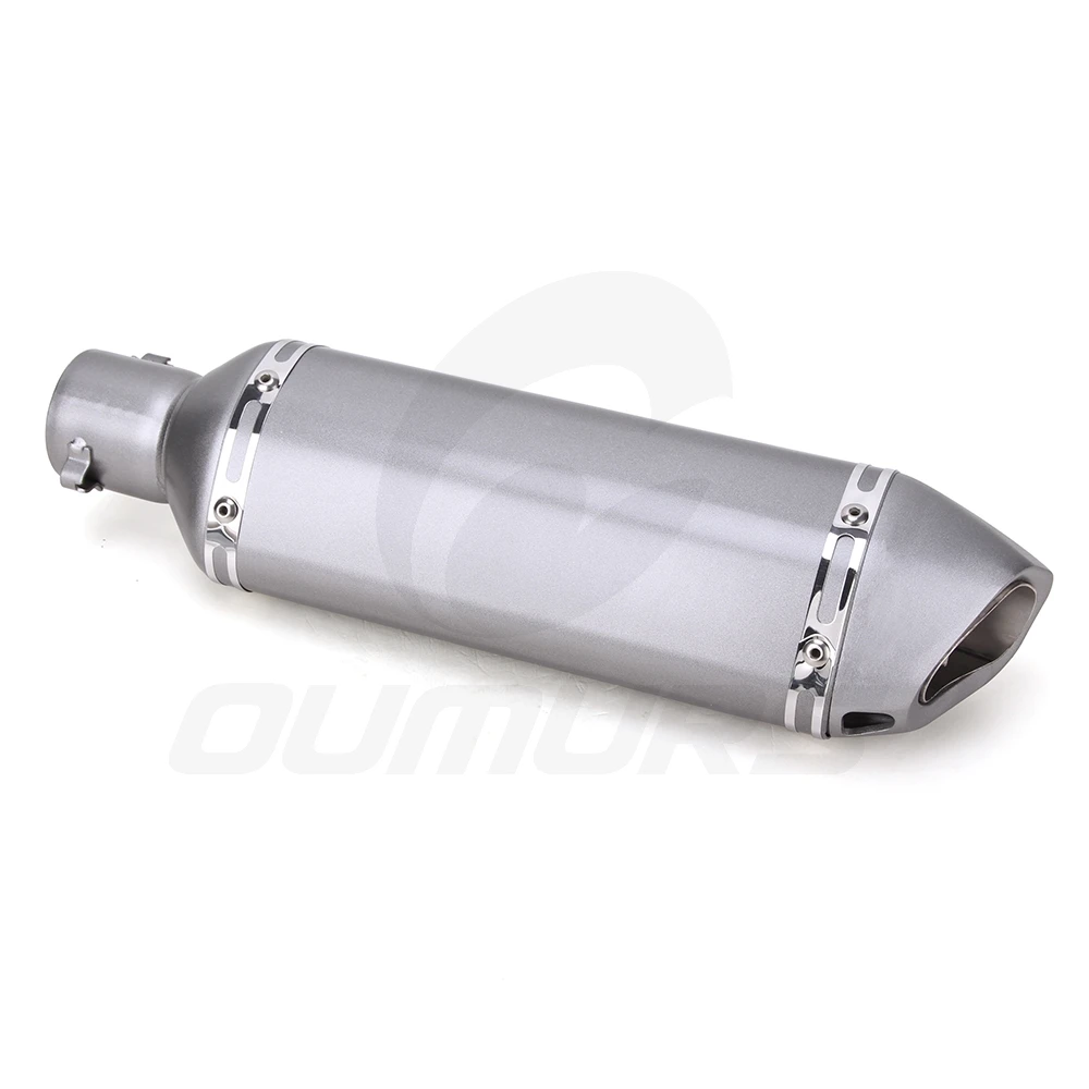 OUMURS выхлопная труба мотоцикла для Akrapovic Universel для Tmax CRF 230 Z750 CB400 ER6N GY6 CBR250 с глушителем