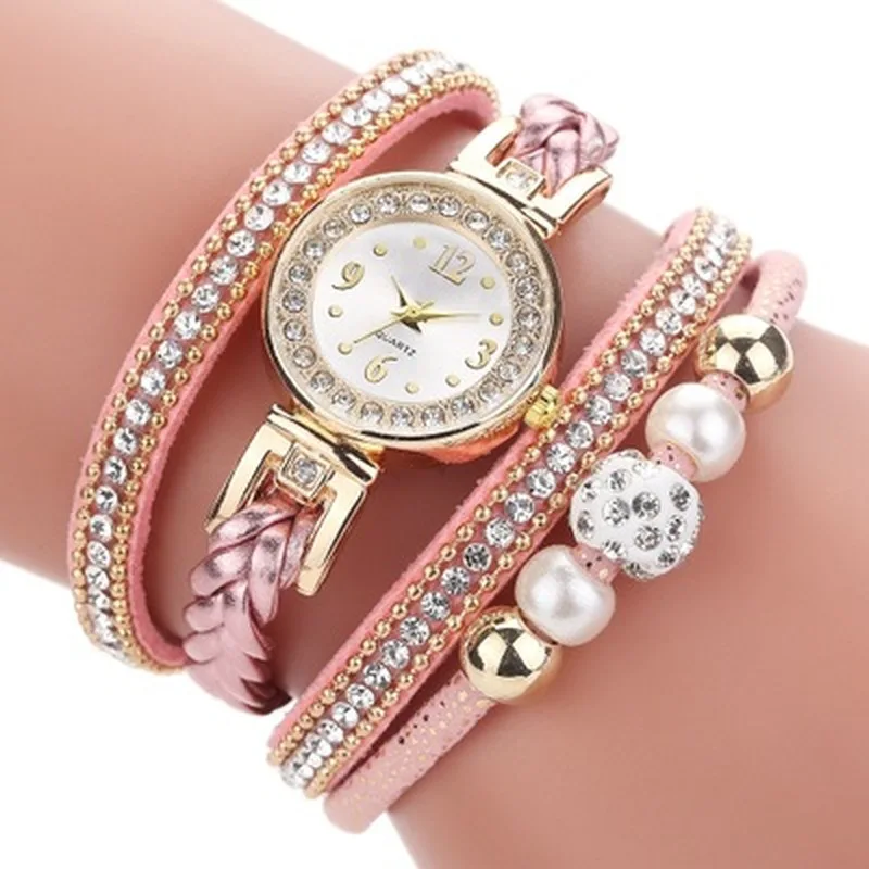 High Quality Beautiful Fashion Women Bracelet Watch Ladies Watch Casual Round Analog Quartz Wrist Bracelet Watch For Women Clock