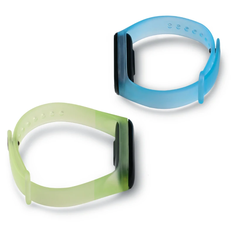 Прозрачный ремешок BOORUI для mi band 4 Цветной силиконовый 3 часов Xiaomi Mi
