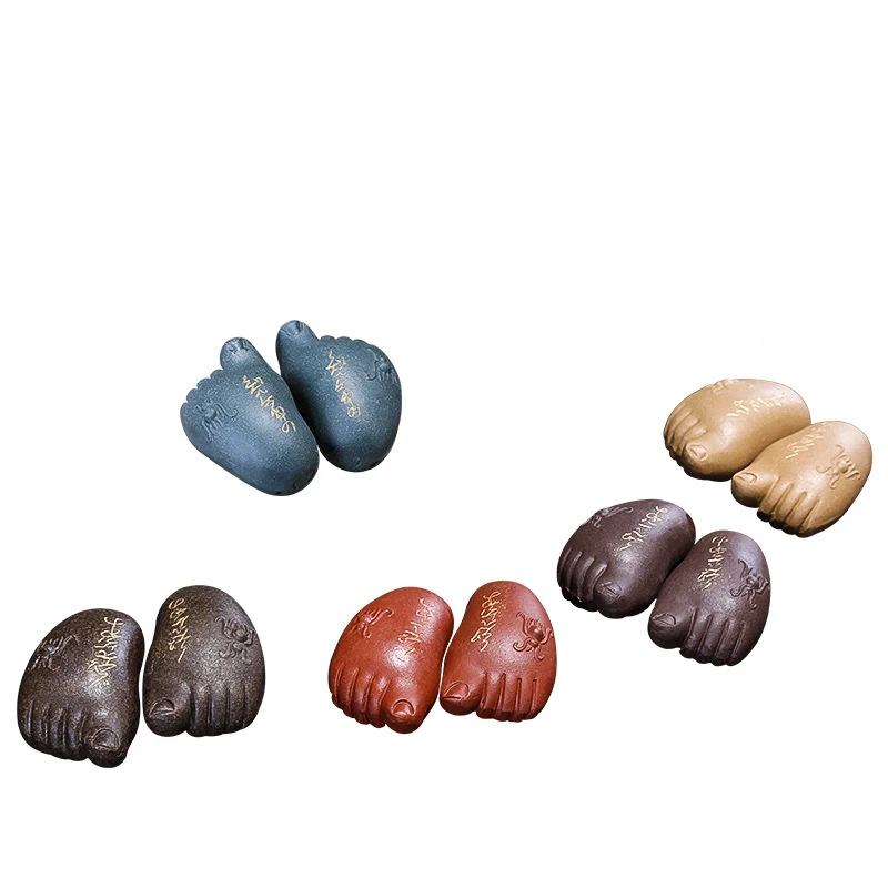 Yixing чайная игра для домашних животных скульптура ног декор чая аксессуары