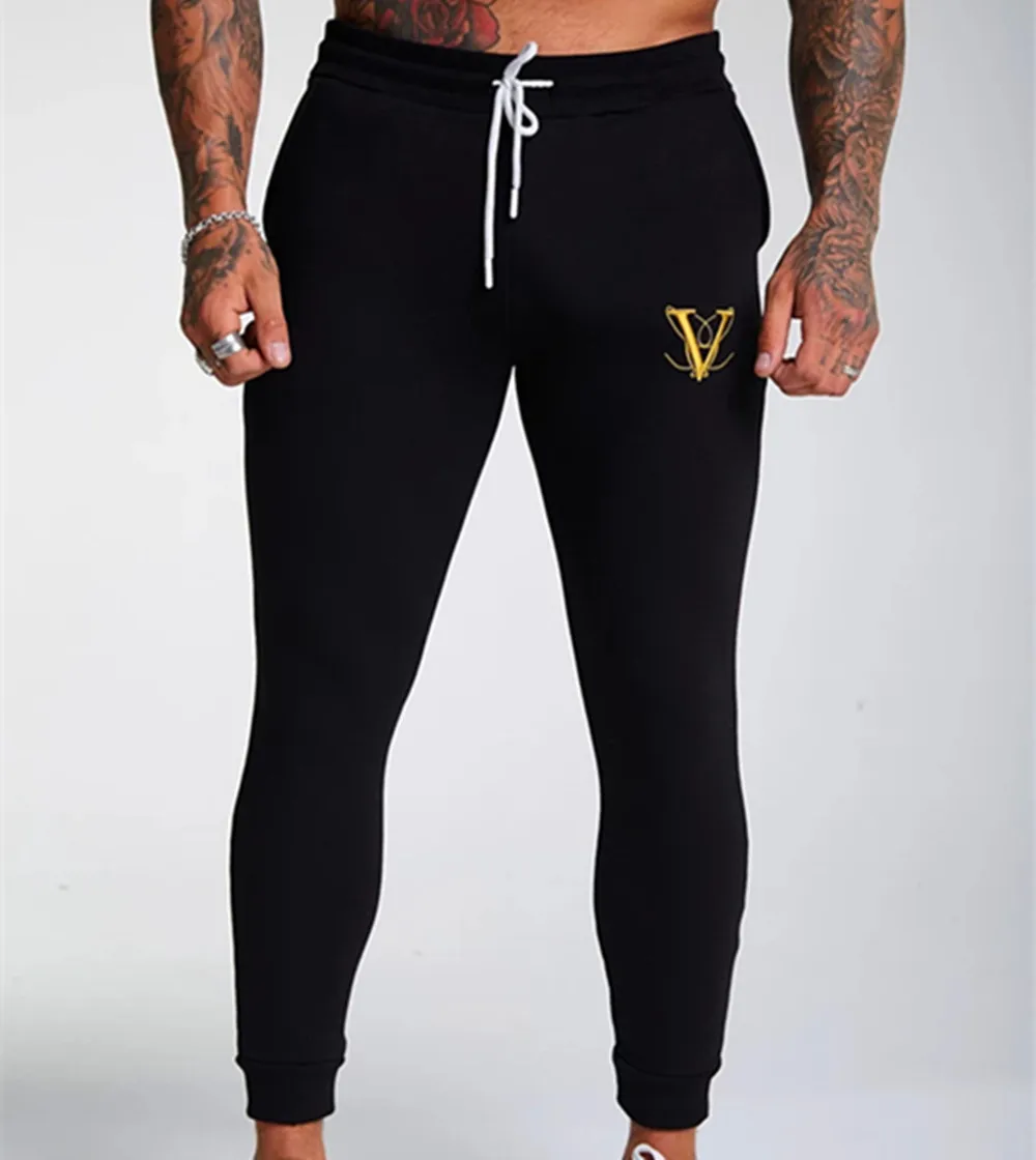 Autumn winter men's fitness hooded tracksuits Loose running training casual hooded coats+fashion pure color pants Jogger suits