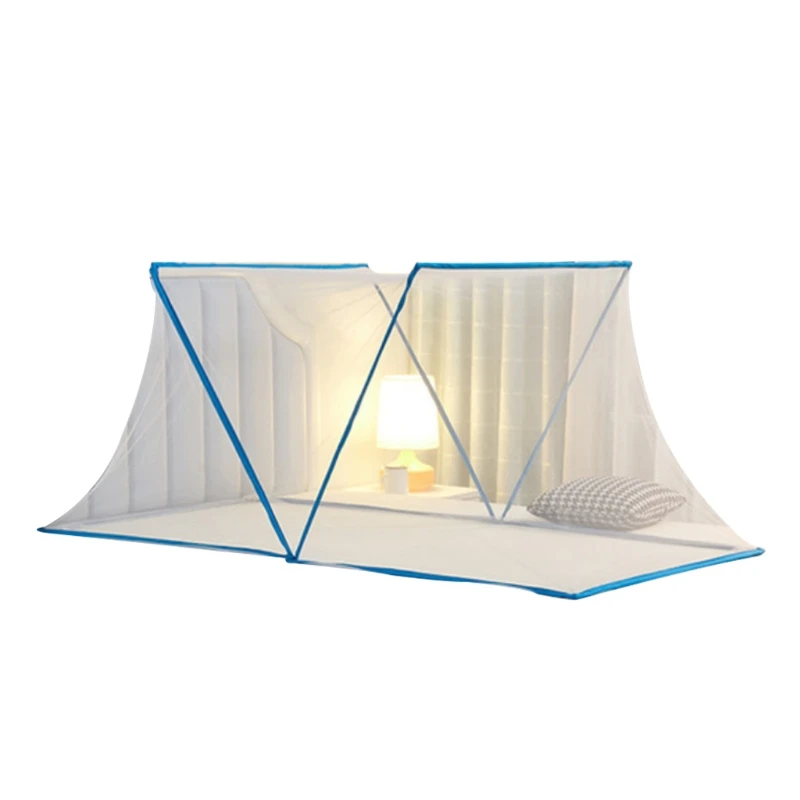 

Folding Mosquitoes Net Foldable Bed Canopy Portable Anti-mosquitoes Cover Netting Tent for Adult Student Dormitory