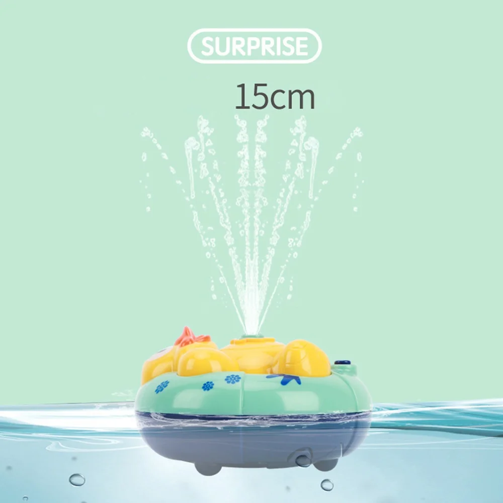 

Kids Water Toys Baby Bath Toys Yellow Duck Turtle Elephant Electric Toy Water Spray Children's Bathing Fun Rotating Bath Toy