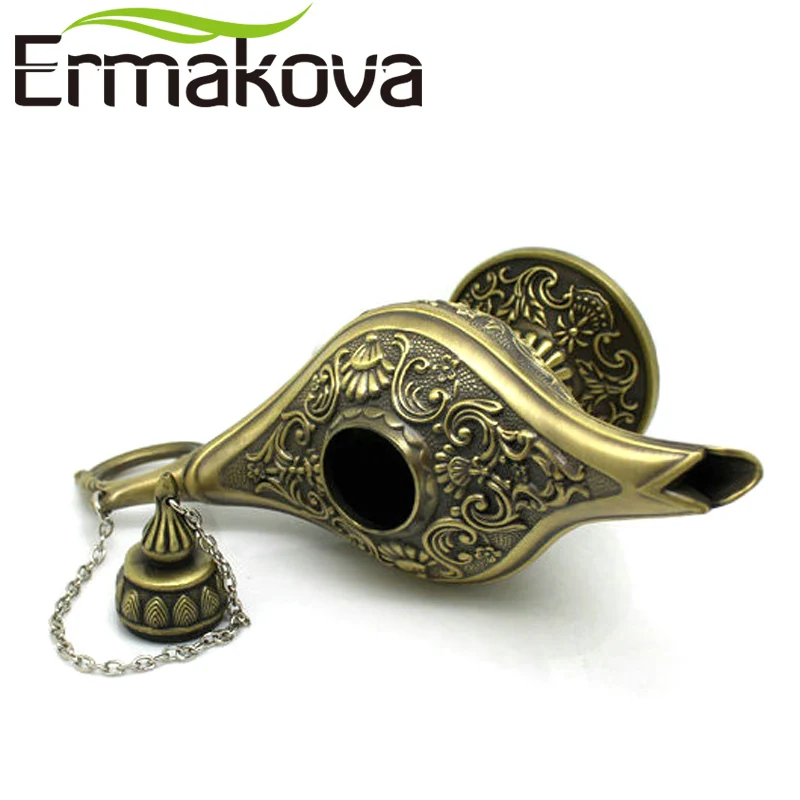 ERMAKOVA 12 см Мини Классический Редкие Легенда Genie волшебный Джинн лампа курильницы