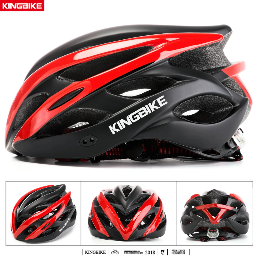 Велосипедный шлем KINGBIKE дорожный велосипедный для горных велосипедов лёгкий