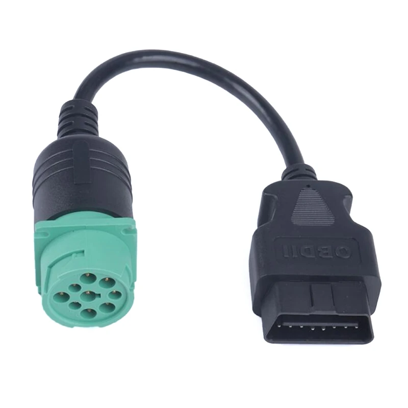 

2022 New OBD1 to OBD2 Converter Cable J1939 9Pin Male to OBD2 16Pin Male for Automotive