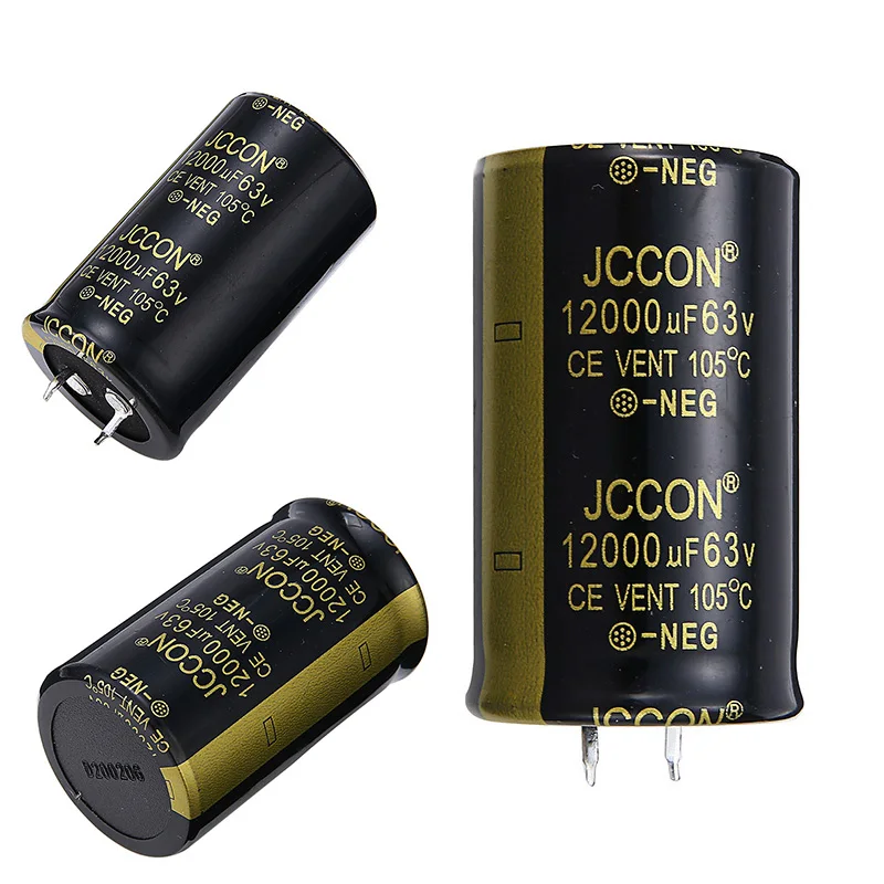 

12000uF 63V High Frequency LOW ESR Radial Capacitors Amplifier Audio Power Filter Electrolytic Capacitor 30x50mm