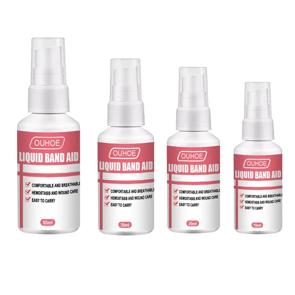 

10/50ml Waterproof First Aid Liquid Bandage Small Cut Patch Disinfecting Adhesive Gel Medical Hemostasis Plaster Healing Wo J7C9