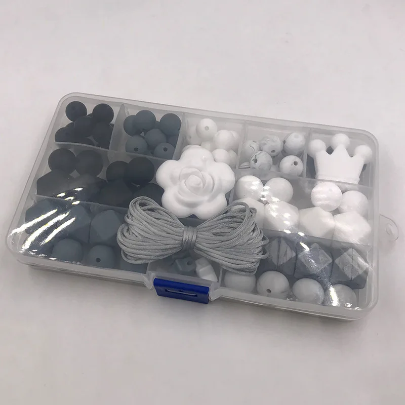 Силиконовый Прорезыватель для зубов малышей Набор творчества зажимы соски