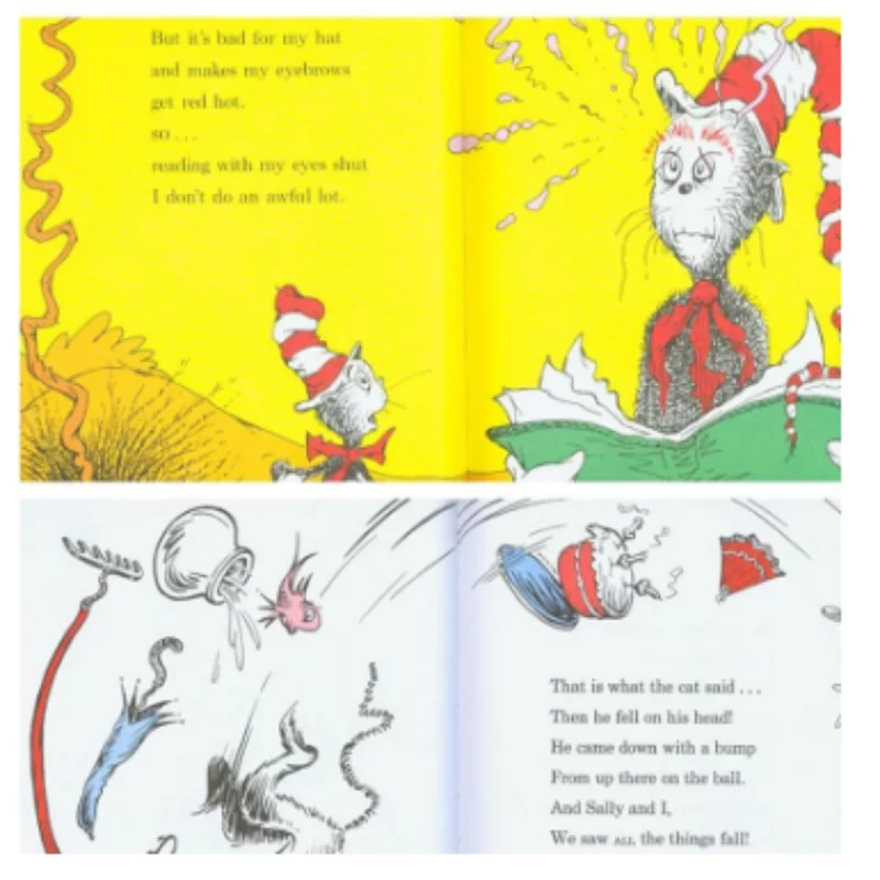 Цвет при отправке выбирается случайным образом 5 книг/набор Доктора Сьюза серии