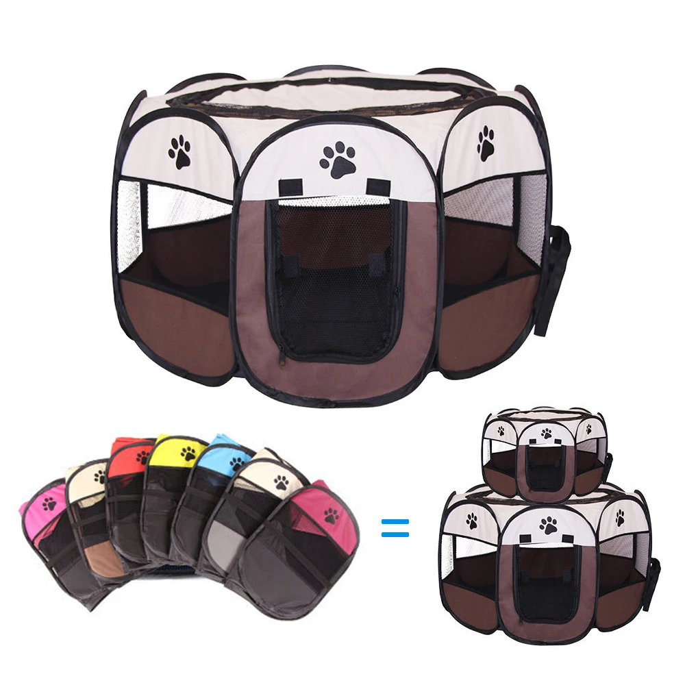 Переносной складной манеж для собак палатка комнатный Водонепроницаемый